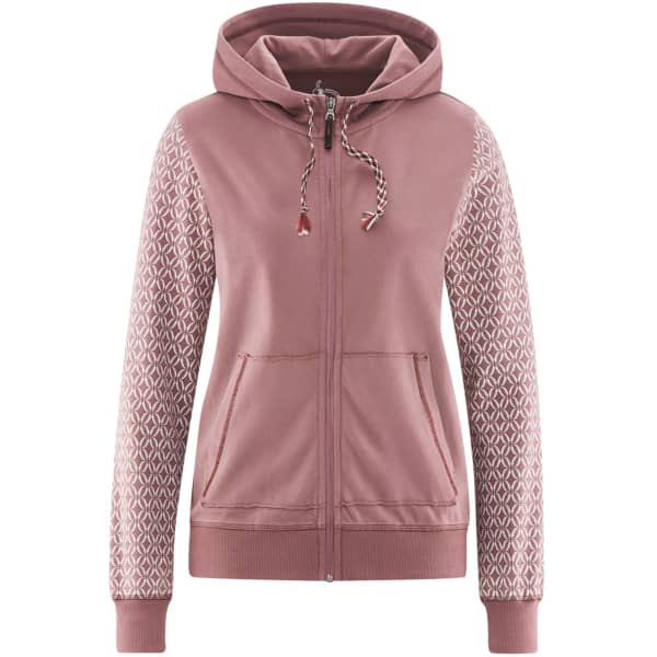 RED CHILI W BEGE ZIP HOODY III PLUM Sweatshirt