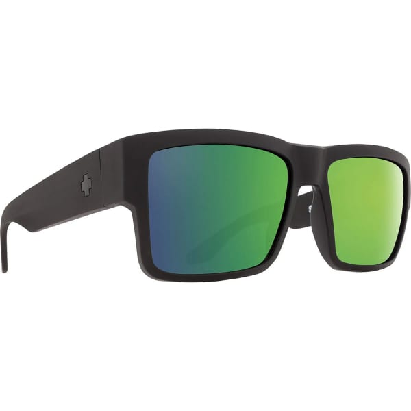 SPY CYRUS MATTE BLACK HD PLUS BRONZE POLAR WITH GREEN SPECTRA Cycling sunglasses
