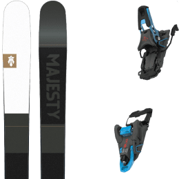 Ski-Set MAJESTY MAJESTY ADVENTURE XL + SALOMON S/LAB SHIFT MNC 13 BLACK/BLUE SH110 - Ekosport