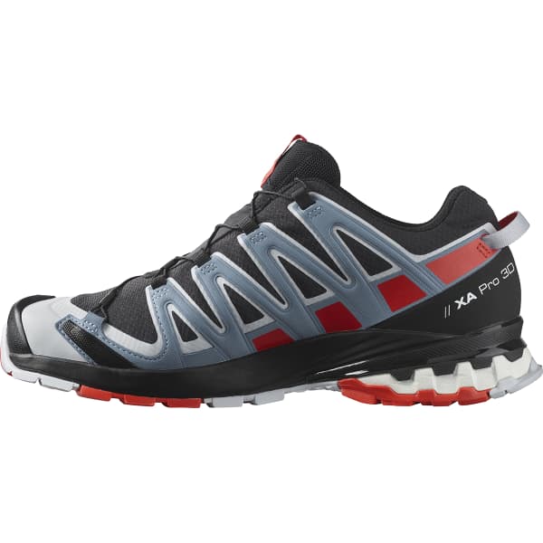 Salomon XA PRO 3D V8 GTX - Zapatillas de trail running - black/fiery  red/faded denim/negro 