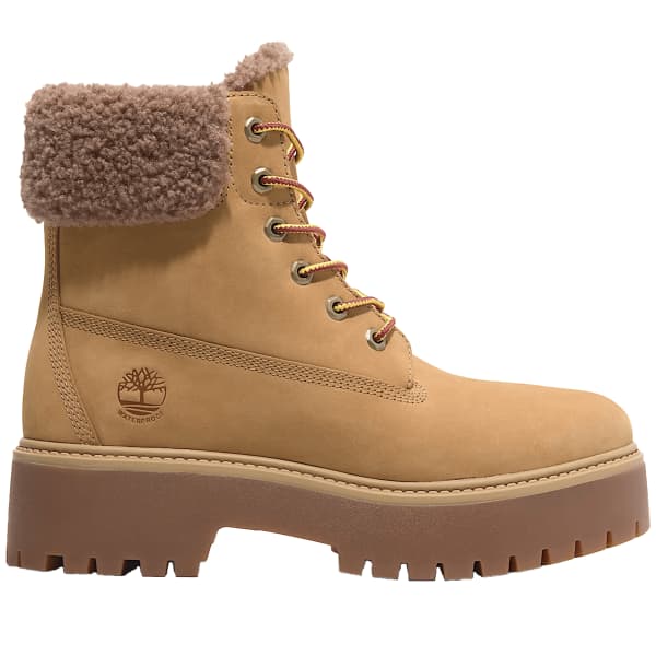 TIMBERLAND STONE STREET MID WARM LINED WATERPROOF BOOT W WHEAT NUBUCK Winter boot