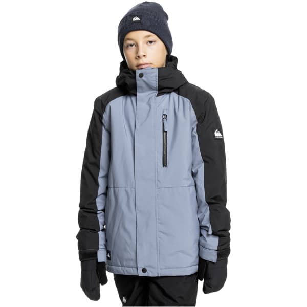QUIKSILVER MISSION BLOCK FLINT STONE Snowboard jacket