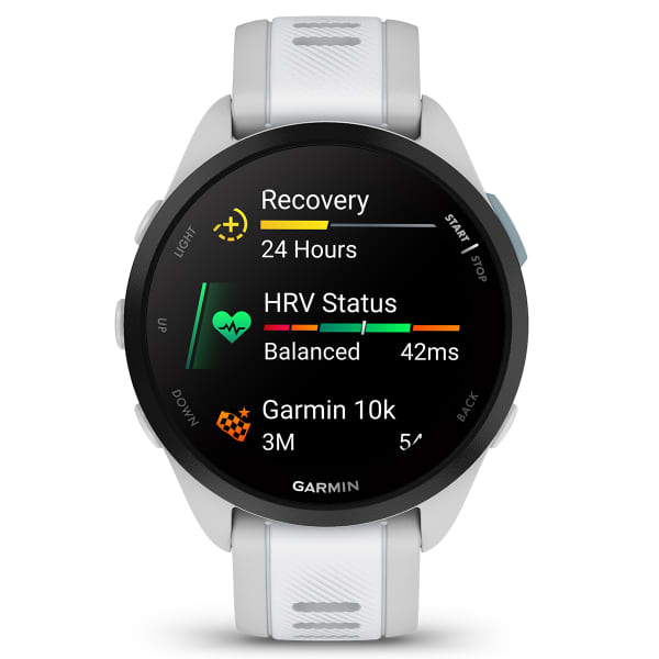 Garmin Connect Laufuhr Strava GARMIN-FORERUNNER 165 MIST GREY