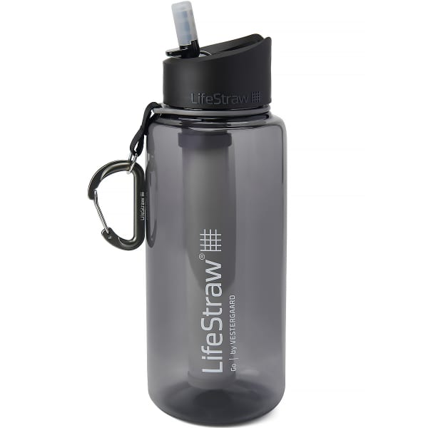 LIFESTRAW-GO 1L TRITAN RENEW DARK GREY - Borraccia filtrante