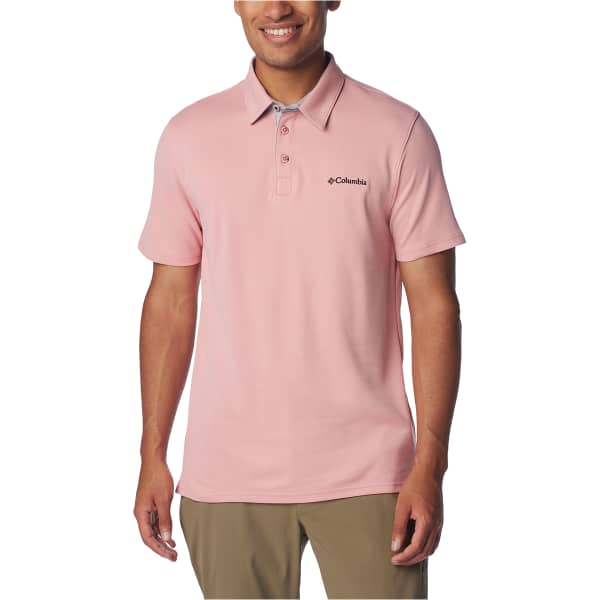 COLUMBIA NELSON POINT POLO PINK AGAVE 24
