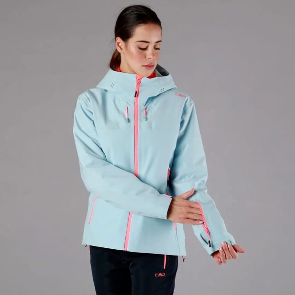 CRISTALL BLUE CMP-W - JKT FIX HOOD jacket Ski