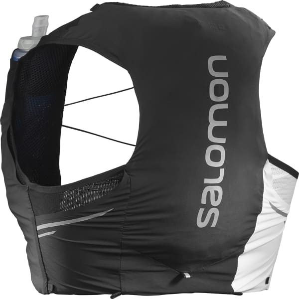 SALOMON-SENSE PRO 5 SET BLACK/EBONY/WHITE - Trail running bag