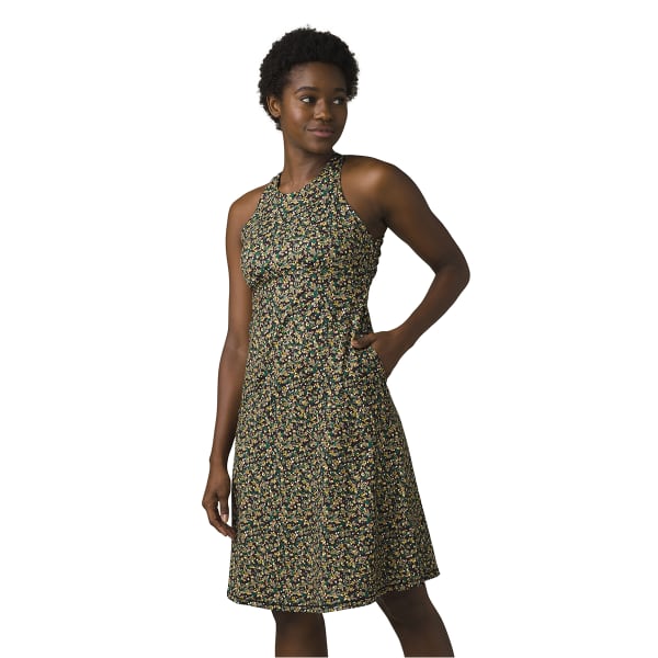 PRANA JEWEL LAKE DRESS W BLACK PETALS Dress