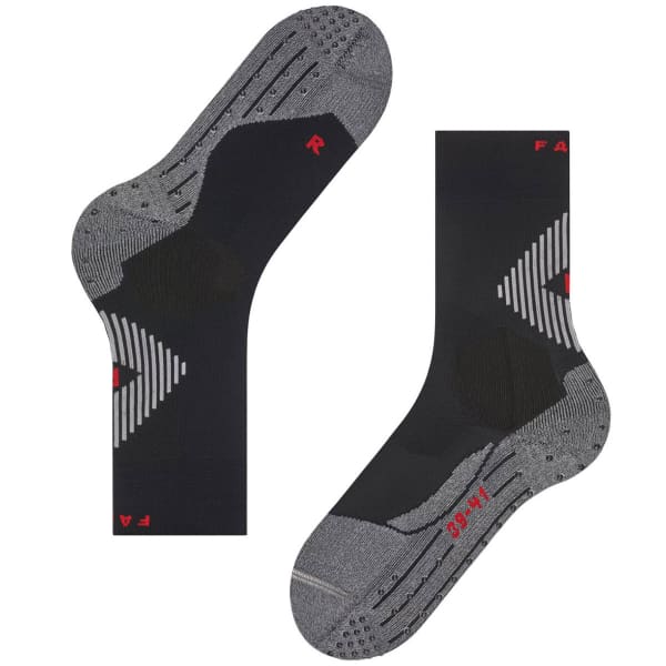 FALKE-4 GRIP STABILIZING BLACK - Running socks