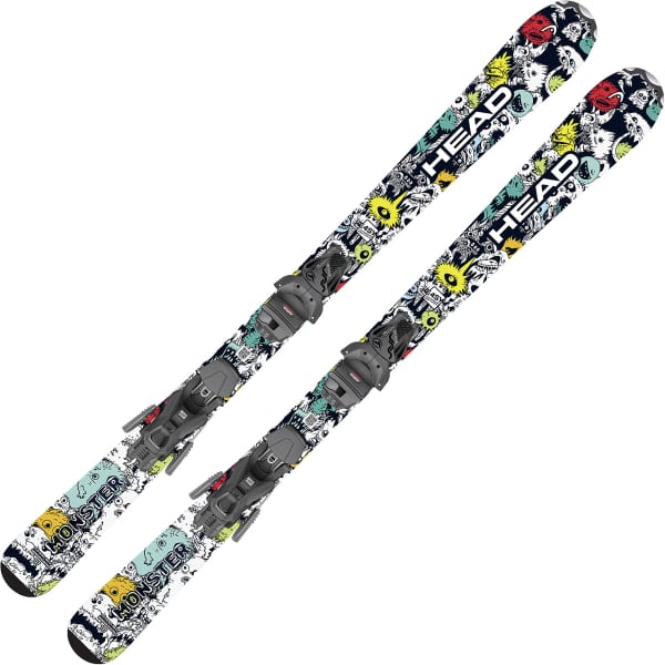 HEAD MONSTER EASY + JRS 7.5 GW LIGHT BLUE/WHITE - Alpine ski set