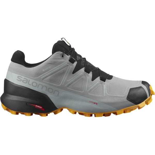 SALOMON SPEEDCROSS 5 GORE TEX MONUMENT BLACK SAFFRON MONUMENT
