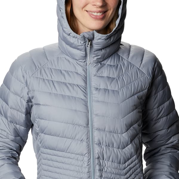 COLUMBIA POWDER LITE MID JKT W TRADEWINDS GREY Hiking down jacket