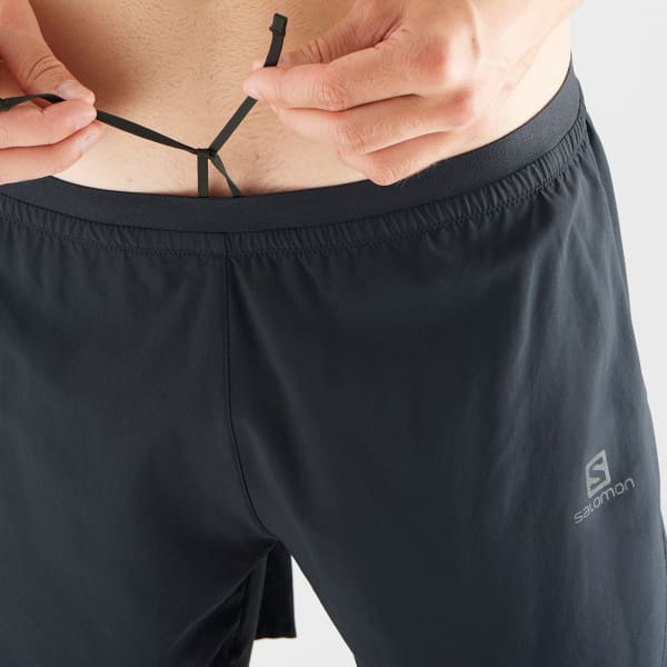 SALOMON CROSS TWINSKIN SHORTS M BLACK 22