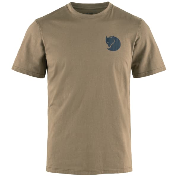 FJALLRAVEN WALK WITH NATURE T SHIRT M SUEDE BROWN 24