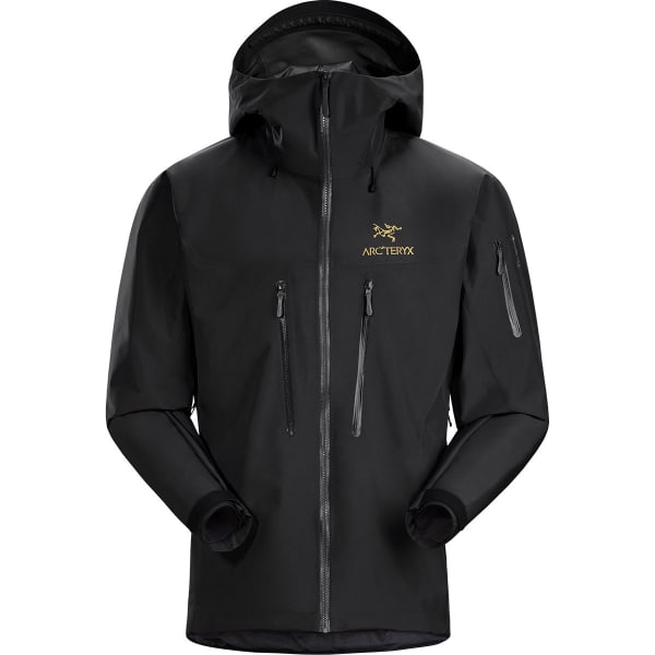 ARC'TERYX-ALPHA SV JACKET MEN'S 24K BLACK - Mountaineering ARC'TERYX-ALPHA SV JACKET MEN'S 24K BLACK - Mountaineering