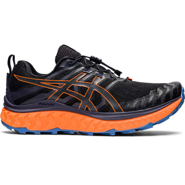ASICS TRABUCO MAX BLACK SHOCKING ORANGE Trail running shoes