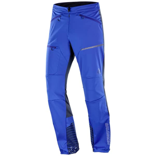 SALOMON-MTN SOFTSHELL PANT M SURF THE WEB/CARBON - Ski touring ski