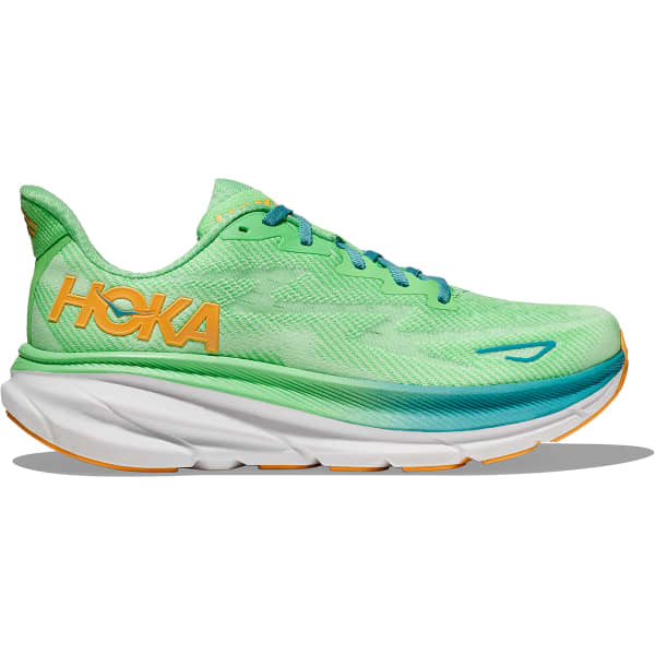 HOKA ONE ONE-CLIFTON 9 ZEST / LIME GLOW - Running shoe