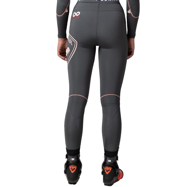 ROSSIGNOL W INFINI COMPRESSION RACE TIGHTS ONYX GREY Cross