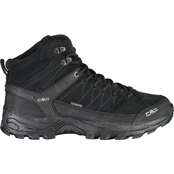 CMP RIGEL MID WP BLACK BLACK Mid rise hiking boot