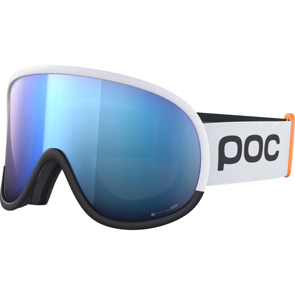 POC-RETINA BIG CLARITY COMP HYDROGEN WHITE/URANIUM BLACK