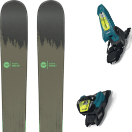 Pack ski ROSSIGNOL ROSSIGNOL SMASH 7 + MARKER GRIFFON 13 ID TEAL/FLO-YELLOW - Ekosport