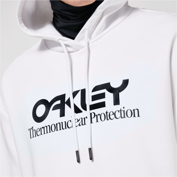 OAKLEY RIDER LONG 2.0 HOODIE WHITE BLACK Sweatshirt