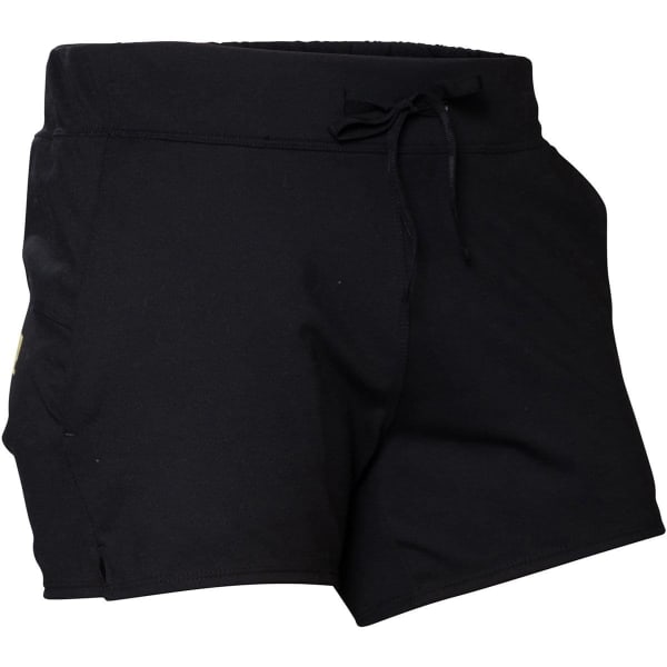 SNAP W WAVE SHORTS BLACK/LIGHT GREEN - Short escalade