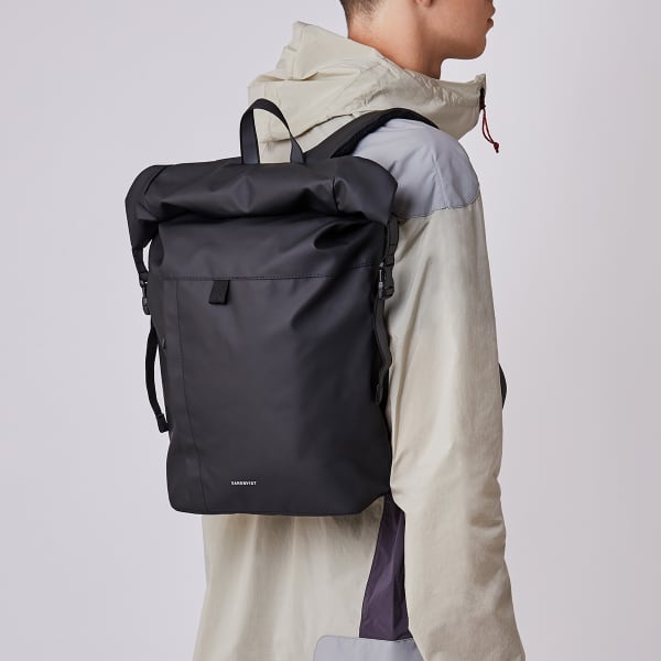 SANDQVIST KONRAD BLACK Lifestyle backpack
