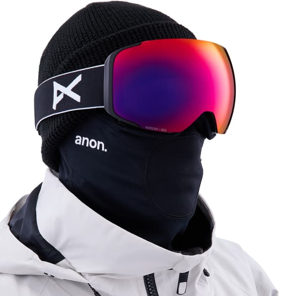 スキー・スノーボードアクセサリー Anon M2 Goggles ANON M2 MFI W/ SPARE BLACK/PRCV SUN RED - Ski goggles
