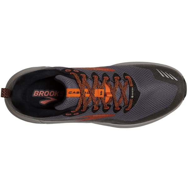 BROOKS-CASCADIA 16 GORE-TEX BLACK/EBONY/CINNABAR Trail running shoes