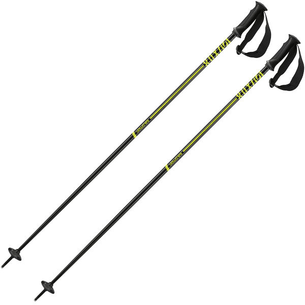 SALOMON X 08 BLACK YELLOW Alpine ski poles