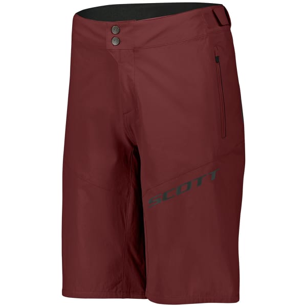 SCOTT SHORTS M S ENDURANCE LS FIT W PAD WOOD RED 24
