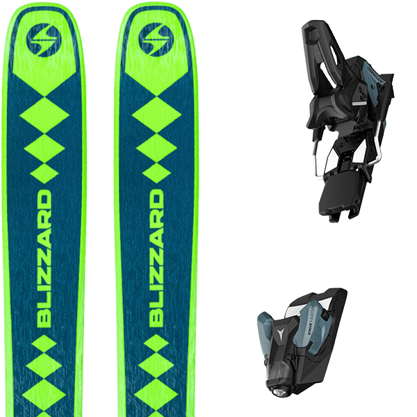 BLIZZARD-SPUR + Fix - Alpine ski set