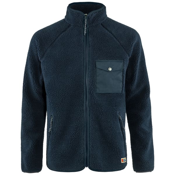 Chaqueta Polar Fjällräven Vardag Pile Fleece – Para Mujer, Color Navy, Talla S, Poliéster Reciclado