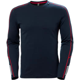 Helly hansen dry stripe crew neck base layer top