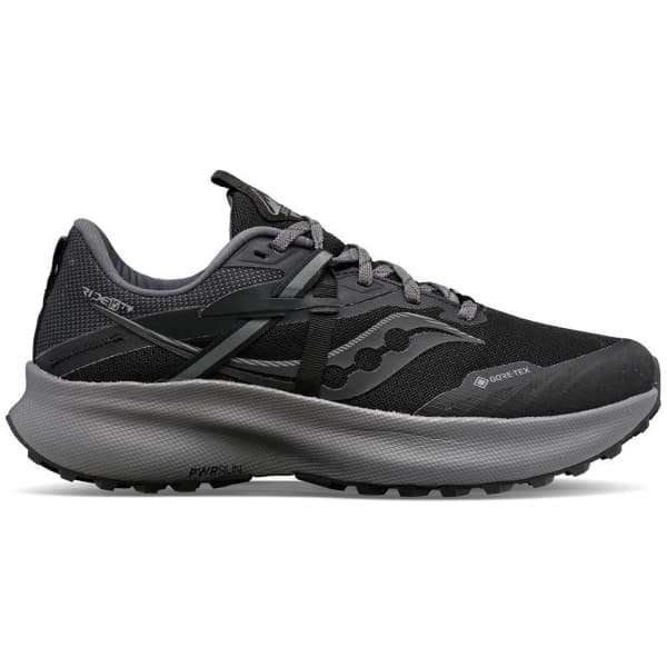 SAUCONY RIDE 15 TR GORE TEX W BLACK CHARCOAL 22