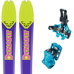 Pack ski DYNAFIT DYNAFIT LOW TECH 88 SKI PURPLE HAZE + PLUM GUIDE 7 TURQUOISE - Ekosport