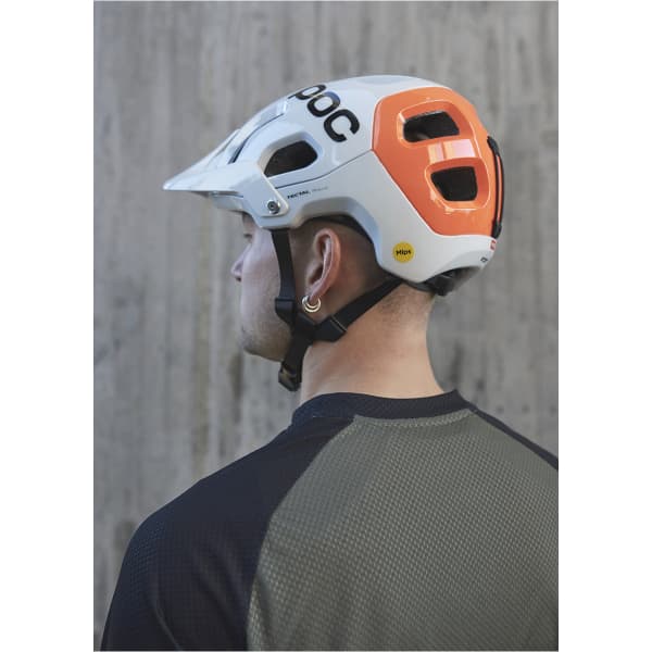 POC TECTAL RACE MIPS NFC HYDROGEN WHITE FLUORESCENT ORANGE AVIP
