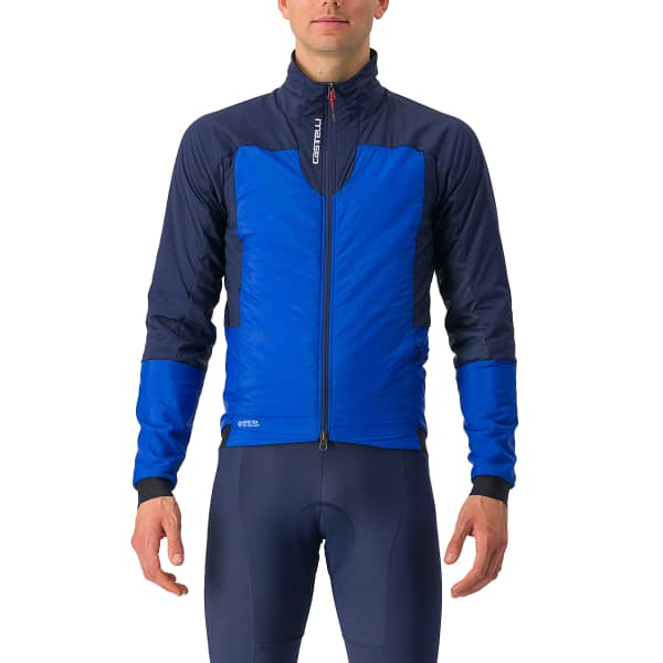 CASTELLI FLY THERMAL JACKET VIVID BLUE BELGIAN BLUE Cycling jacket