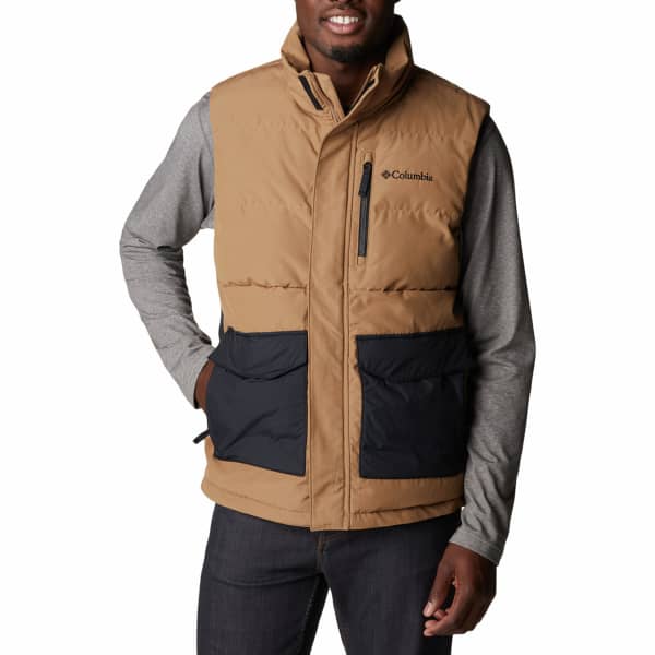 Brown columbia vest clearance