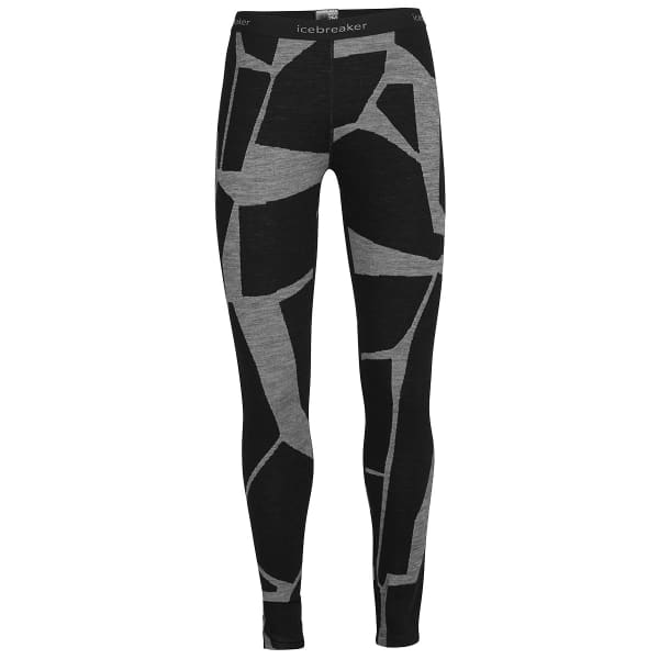 ICEBREAKER-W 250 VERTEX LEGGINGS LANDSCAPES BLACK/J - Thermal leggings