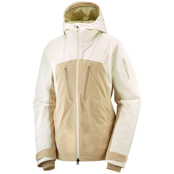 SALOMON BRILLIANT JACKET W SAFARI VANILLA ICE Ski jacket