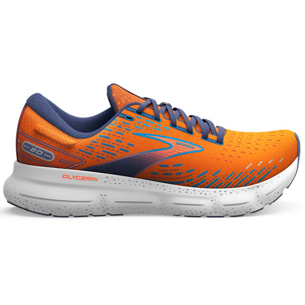 Brooks Glycerin 20 Running Shoes Black Blue Orange