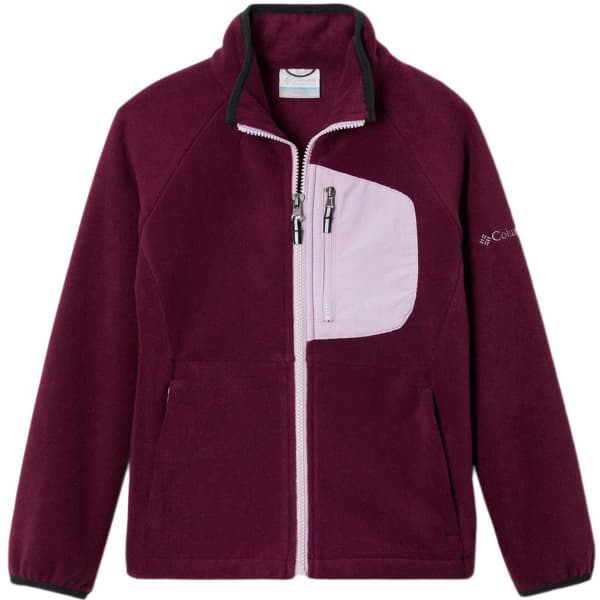 COLUMBIA FAST TREK III FULL ZIP MARIONBERRY GUMDROP Hiking fleece jacket