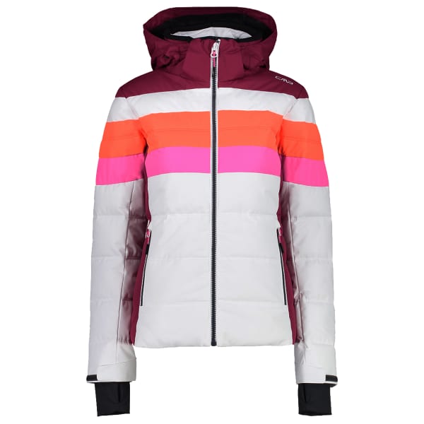 CMP-WOMAN JKT HOOD ZIP - WHITE Skijacke