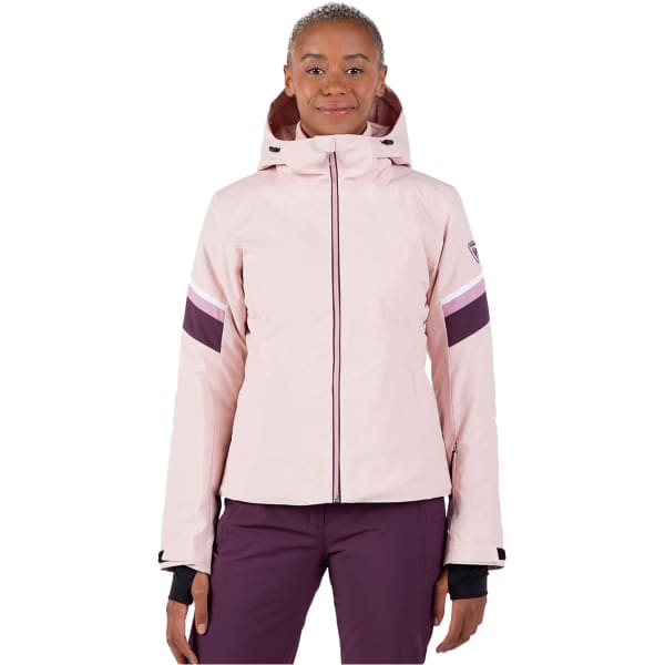 ROSSIGNOL W STRAWPILE JKT POWDER PINK Veste de ski
