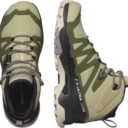 SALOMON X ULTRA 4 MID GORE TEX W EBONY MOCHA MOUSSE ALMOND CREAM Chaussure de randonnee mid