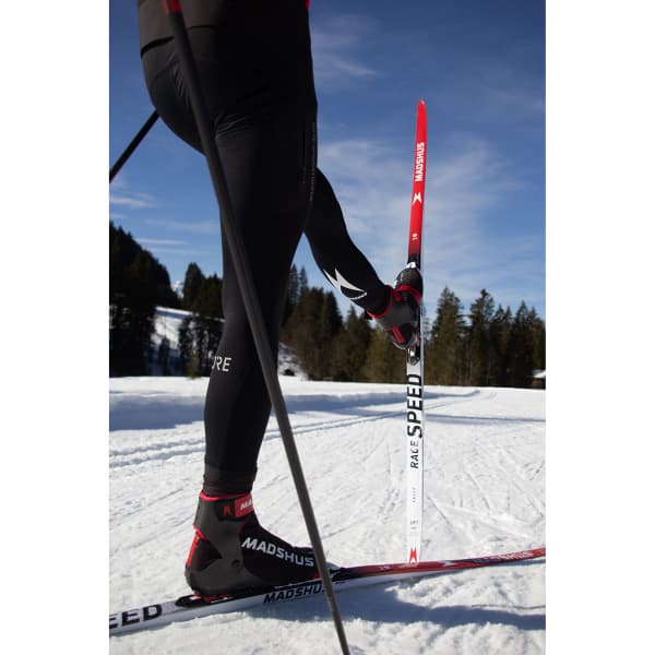 MADSHUS RACE SPEED SKATE BLACK/RED/WHITE - Cross-country skis
