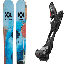 Pack ski VOLKL VOLKL REVOLT 90  + MARKER F12 TOUR EPF BLACK/ANTHRACITE - Ekosport